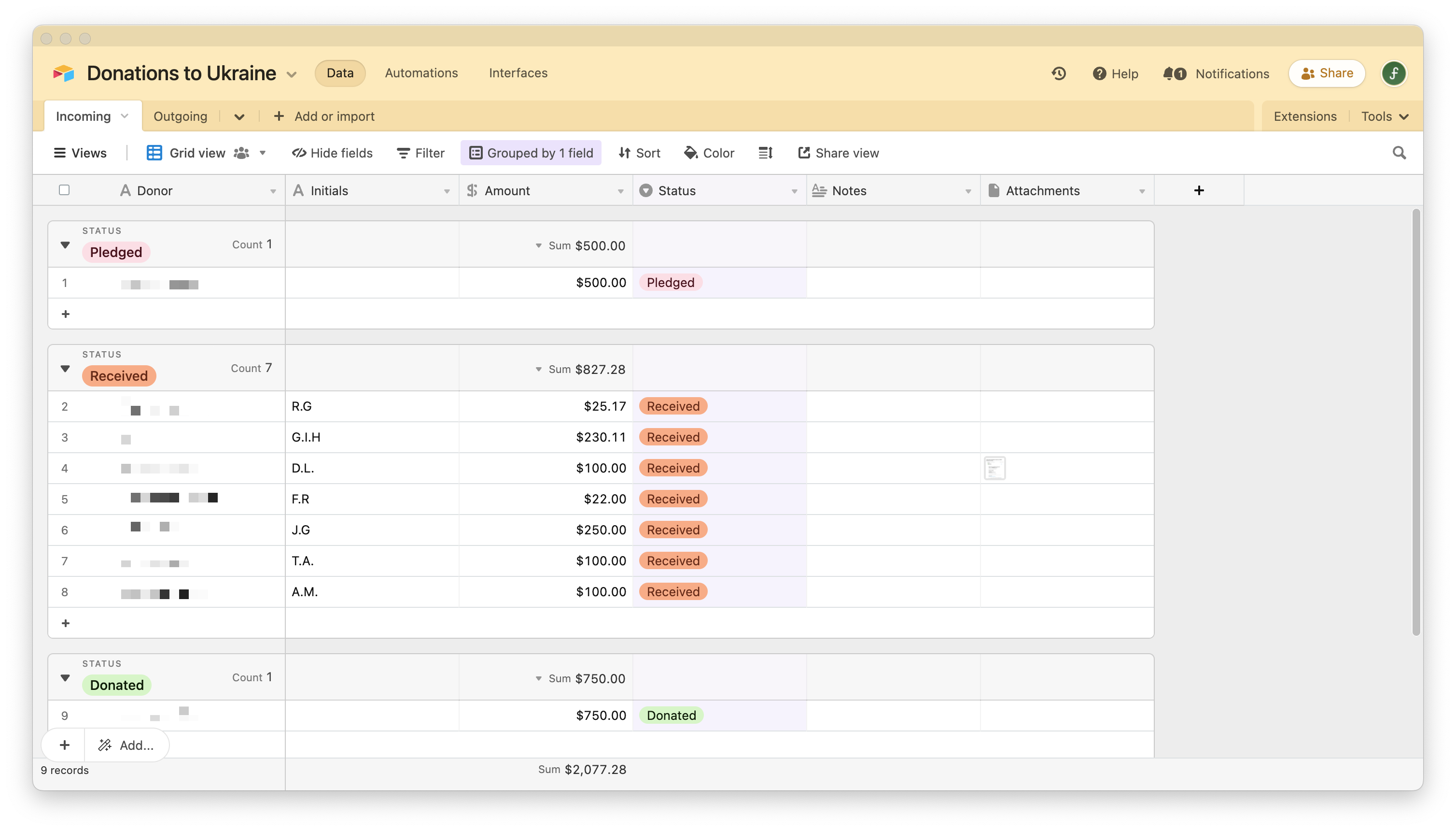 App screenshot